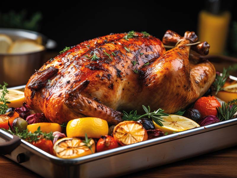 Weihnachtsessen für Zuhause