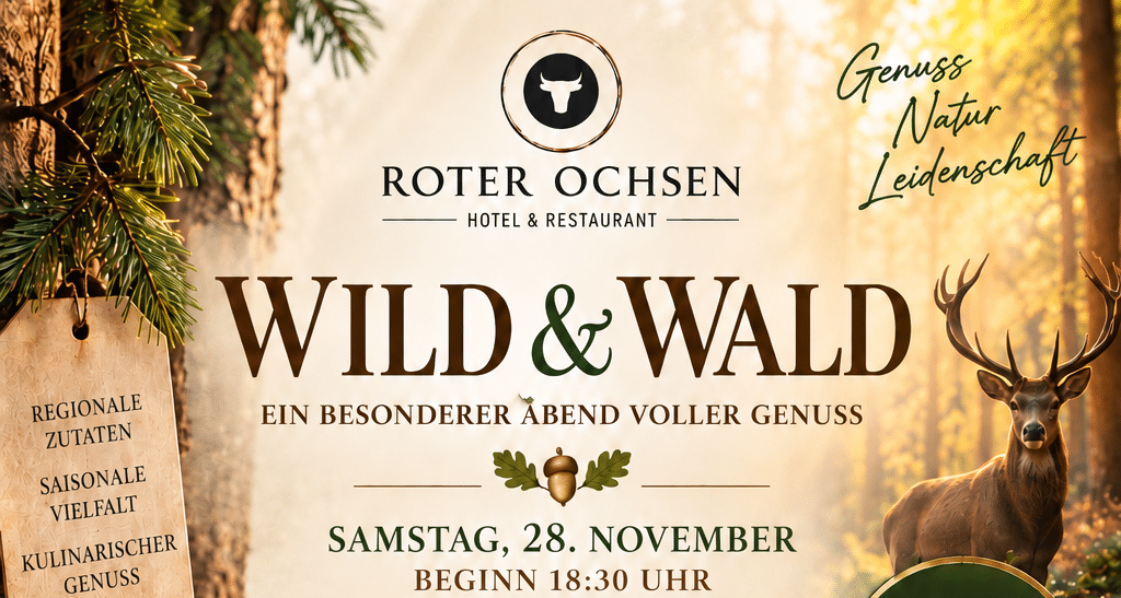 Wild und Wald 2026 teaser Hotel Roter Ochsen Lauchheim